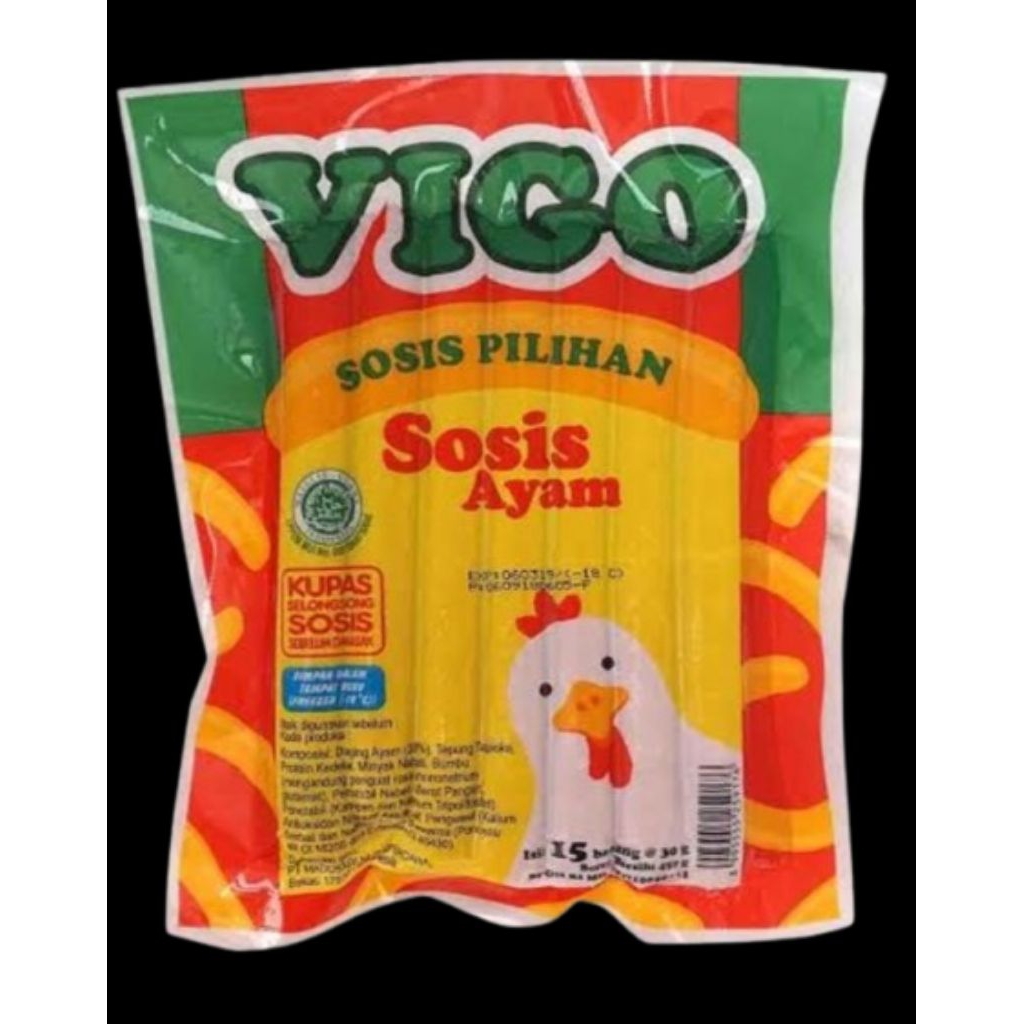 

Vigo Sosis Ayam isi 15 btg
