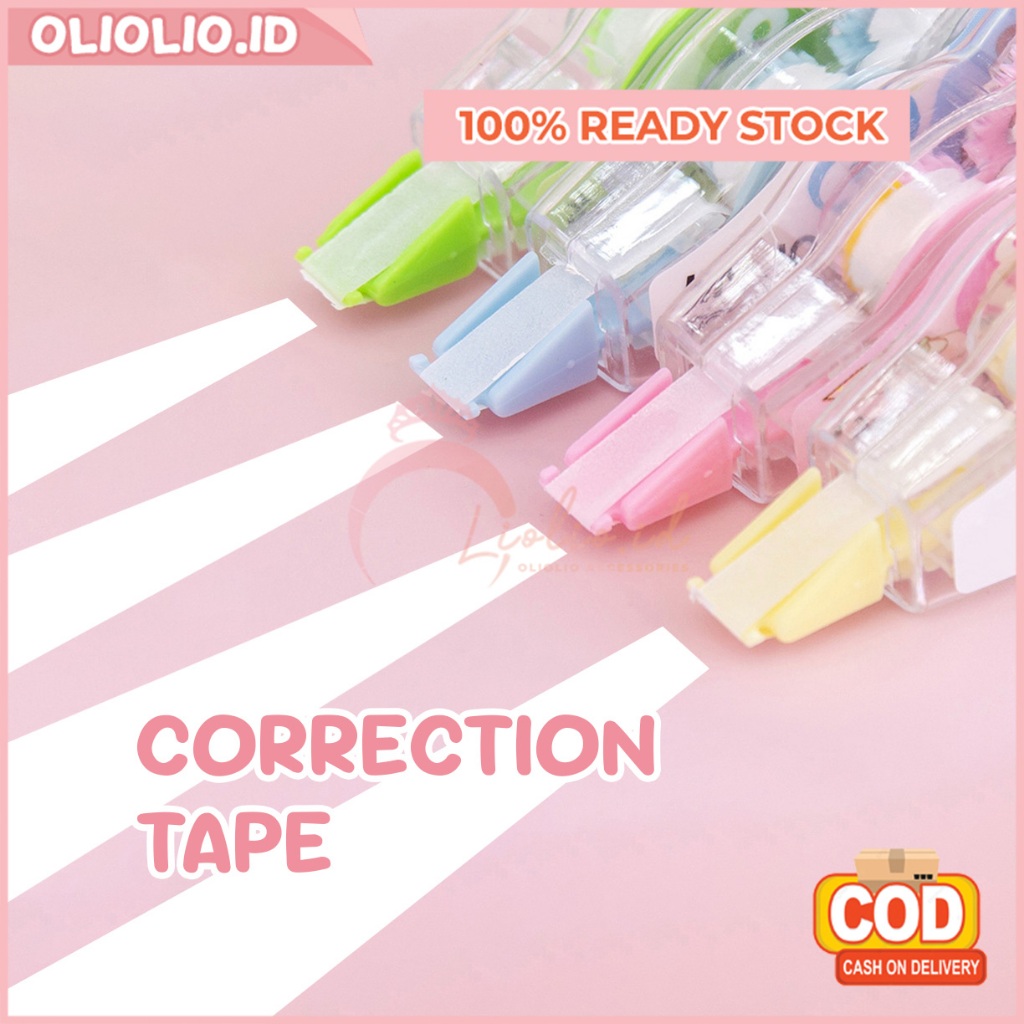 

Correction Tape Mini Aesthetic Tipe X Roll Pita Koreksi Motif Alat Tulis Perlengkapan Sekolah