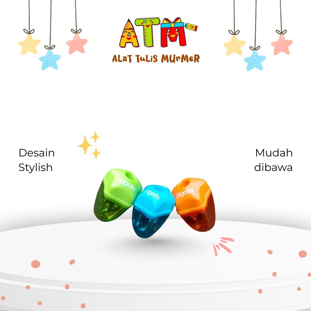 

Rautan/Peruncingpensil/Sharpener/Agatis Eco Sharpener Star