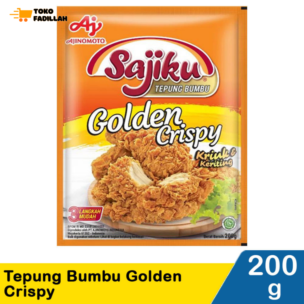 

SAJIKU Tepung Bumbu Golden Crispy 200 gr