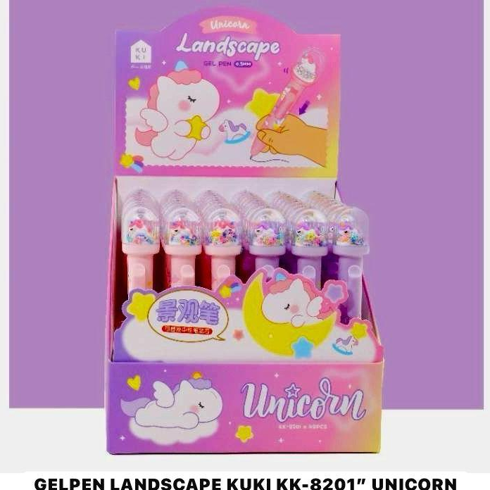 

[ PCS ] Gel Kuki Unicorn / Gel Landscape Unicorn (KK-8201)