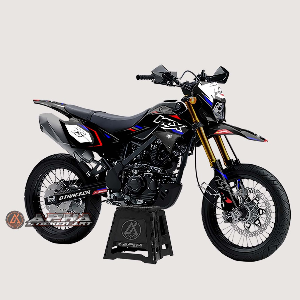 DECAL STICKER MOTOR KLX D-TRACKER BF DESAIN 04