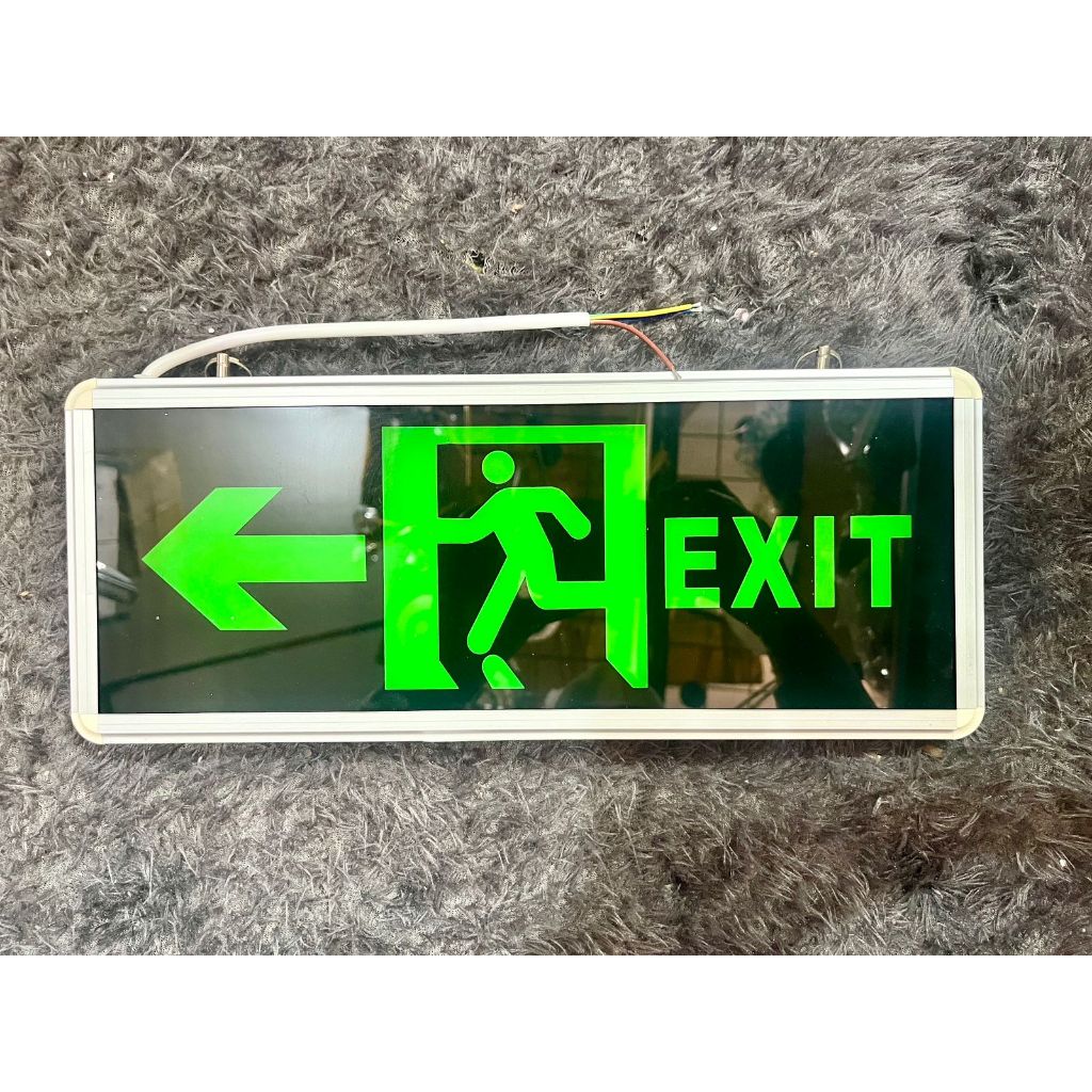 Lampu exit LED arcylic / lampu darurat / emergency exit / Fire emergency exit
