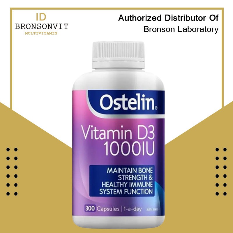 Ostelin Vitamin D3 1000IU 300 Capsules
