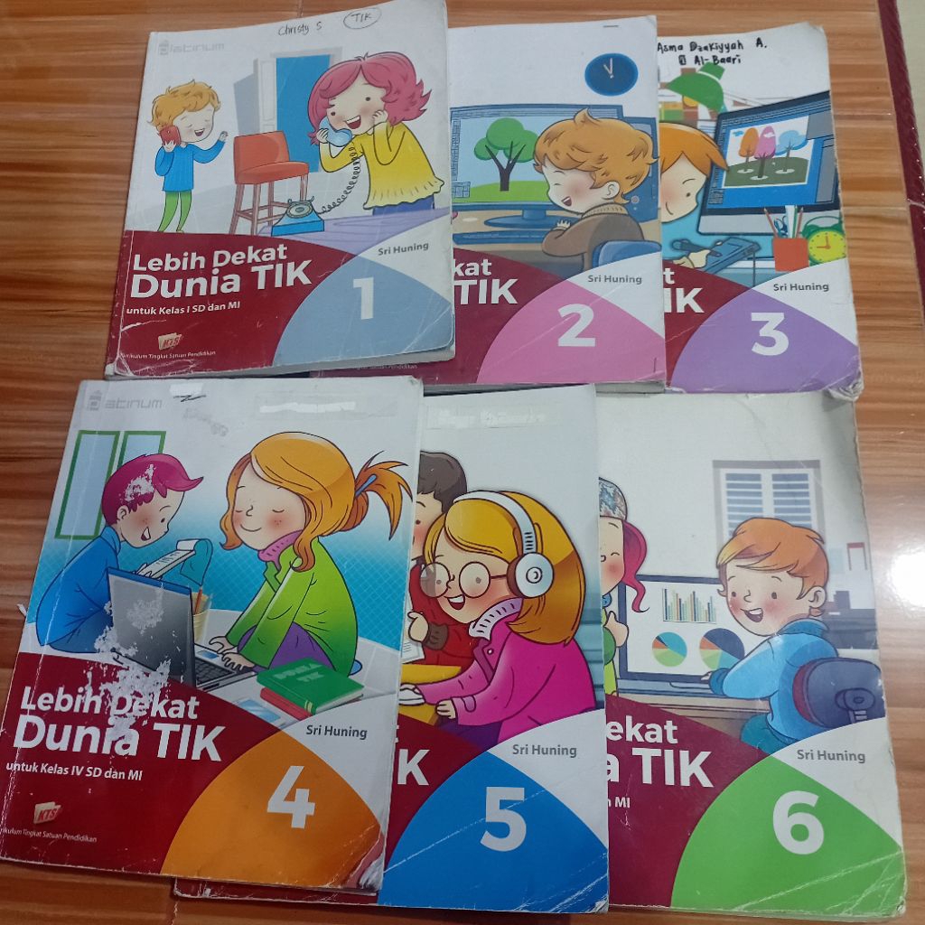 LEBIH DEKAT DUNIA TIK KELAS 1, KELAS 2, KELAS 3, KELAS 4, KELAS 5 DAN KELAS 6 SD