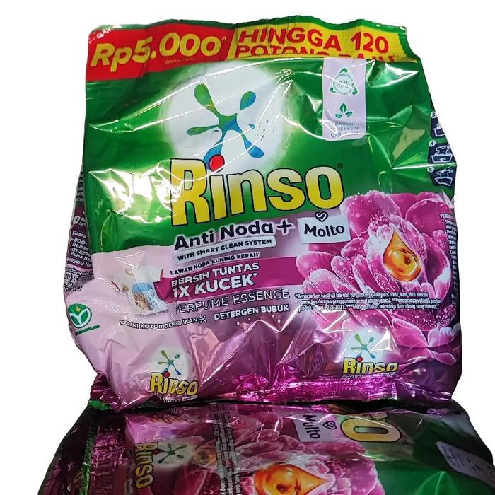 Rinso + Molto 5000 Deterjen / Detergen dengan pewangi pakaian Pink/Ungu