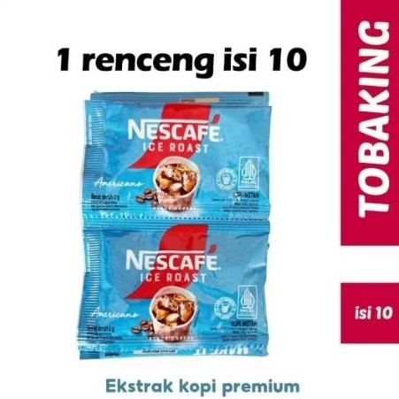 

TERMURAH NESCAFE Ice Roast renceng 10s