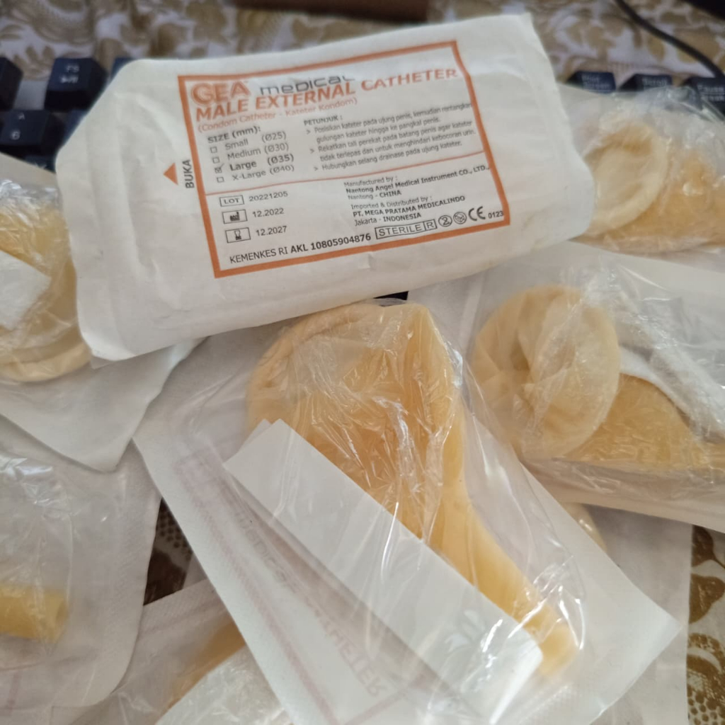 Male External Catheter Gea Medical/ Kondom Kateter Pria