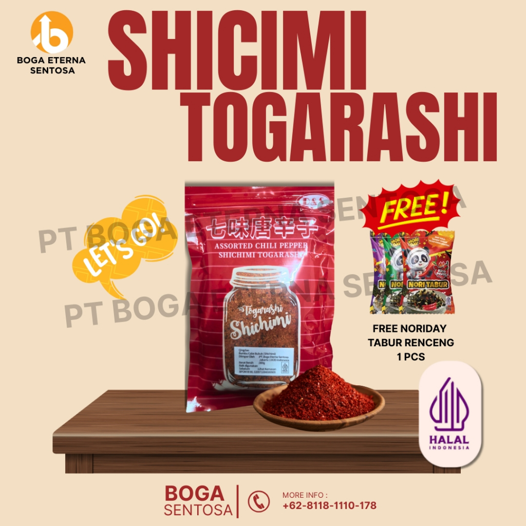 

SHICIMI TOGARASHI / Cabe Bubuk Jepang / Chili Powder 300 gram