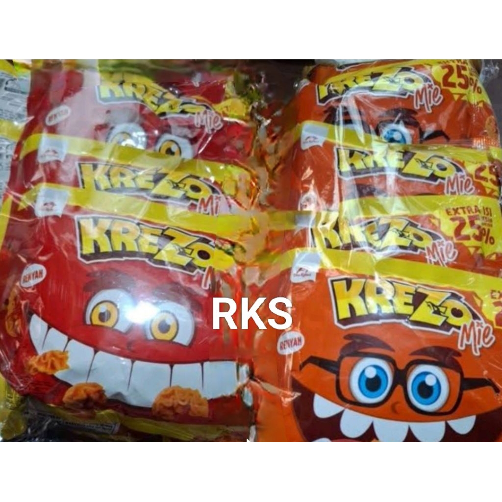 

KREZO Mie Snack Mi Bite Size 1 Pak isi 10 Pcs 12gr Cemilan Renyah Enak Viral