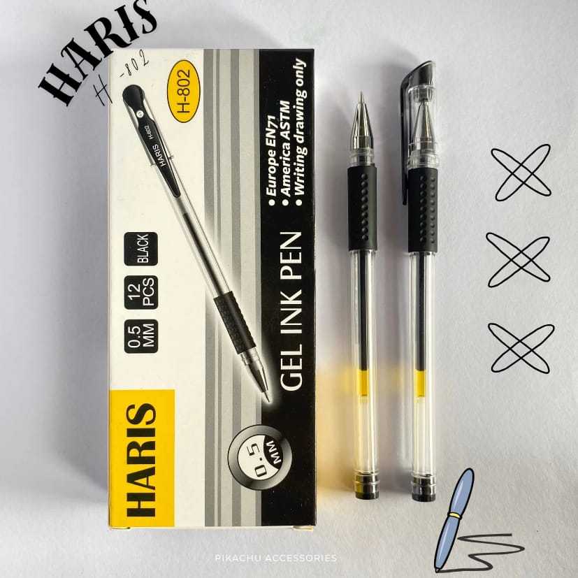 

PULPEN HARIS GEL INK / PULPEN GEL ISI 12 / GEL INK PEN