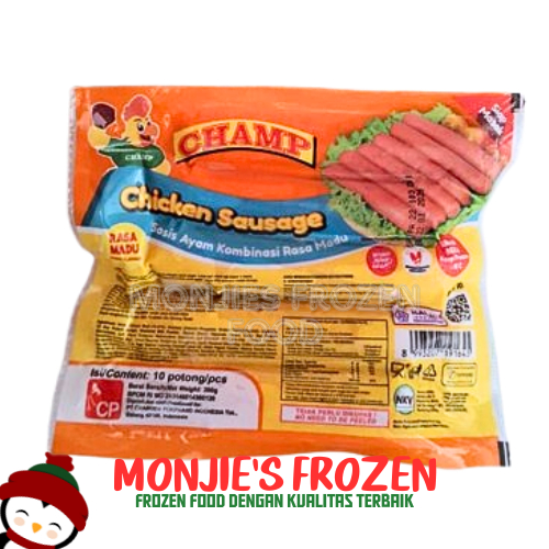 

CHAMP Chicken Sausage Rasa Madu Isi 10 300gr - Sosis Ayam Rasa Madu