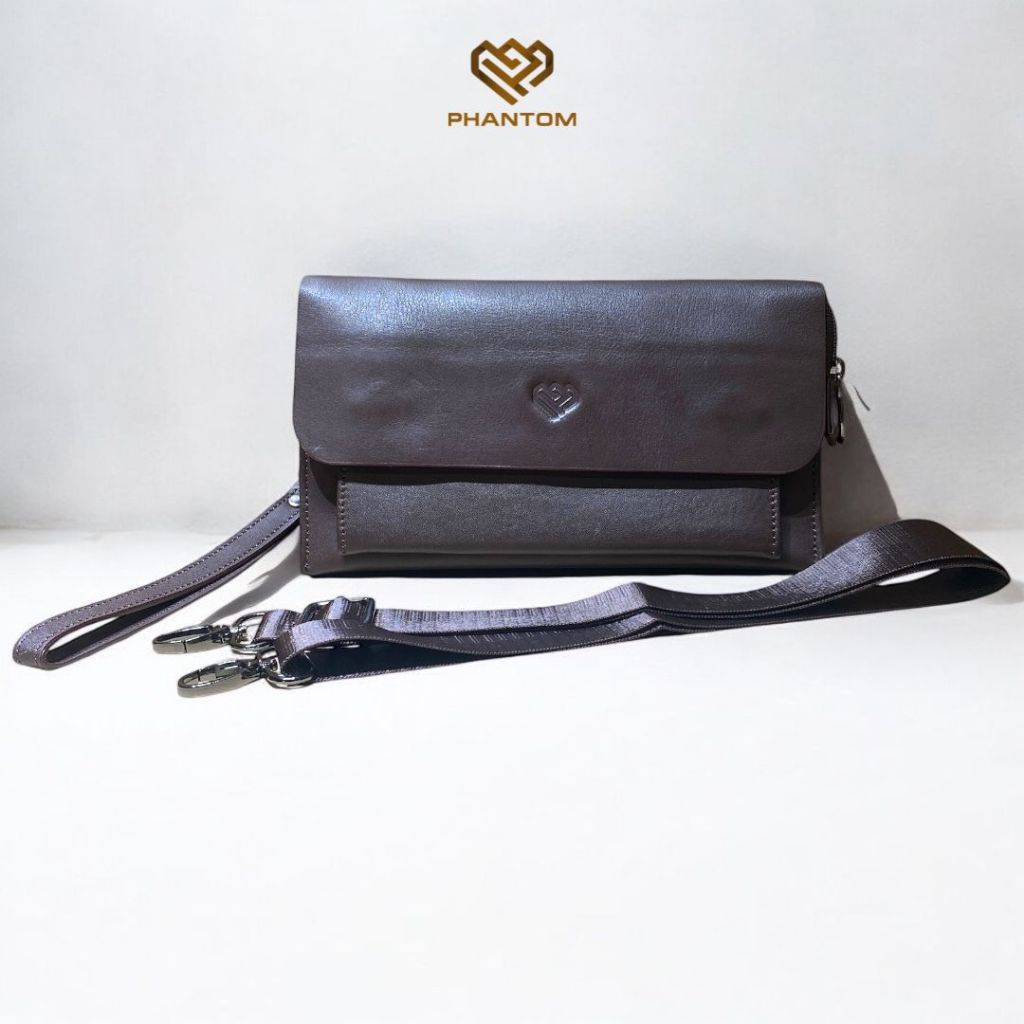 Tas Tangan Pria - Hand Bag Pria - Tas Tangan Pria Kulit Asli - Hand Bag Kulit Asli - By Phantom Co