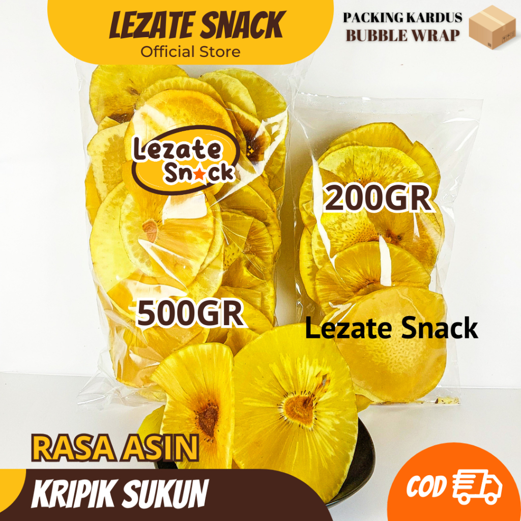 

Kripik Sukun Bulat Super 500GR Kiloan Empuk Renyah Enak / Keripik Sukun Bulat Mentega Goreng Tidak Keras Lezate Snack LEZATE
