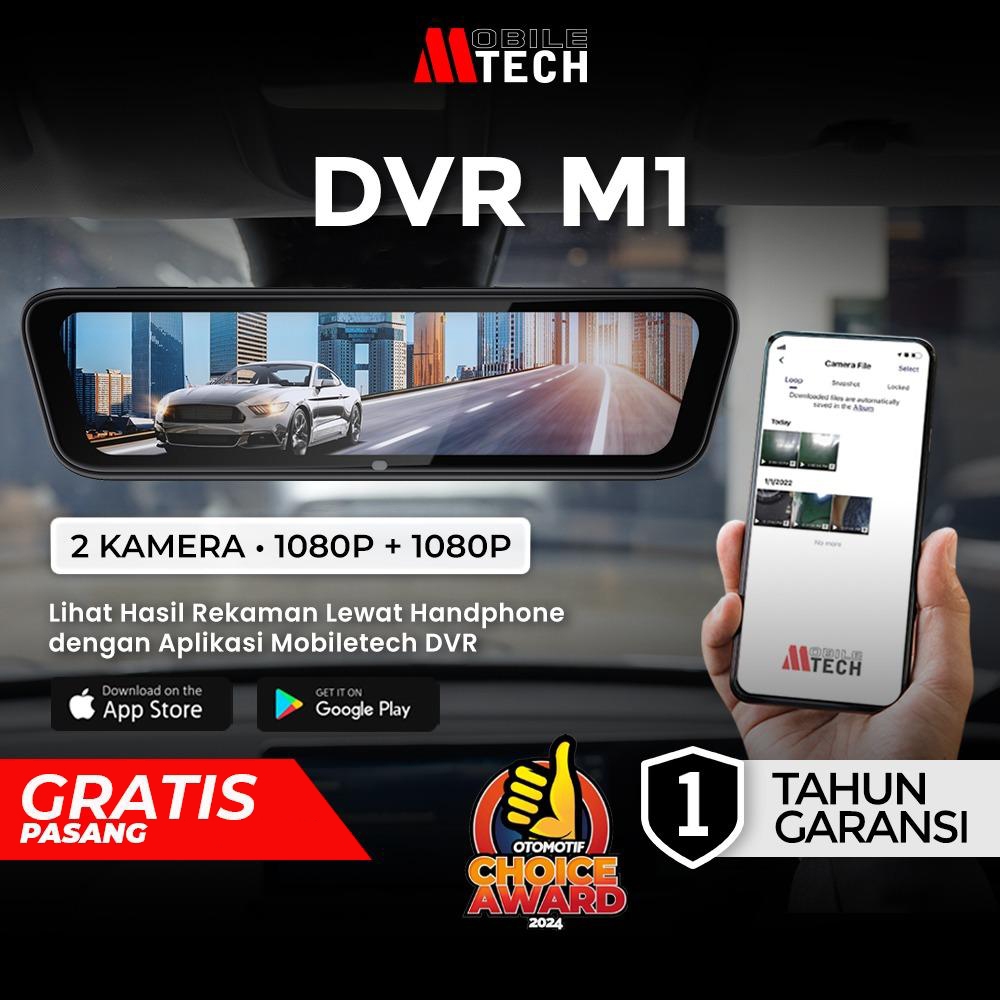 MTECH M1 Dash Cam 5.5 Inci Touchscreen 8MP Kamera Depan 13MP Kamera Belakang