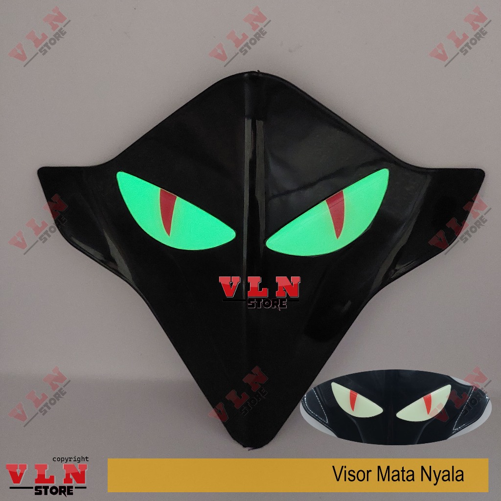 VISOR BEAT FI ESP DELUXE 2016-2024 + STIKER TIMBUL NYALA