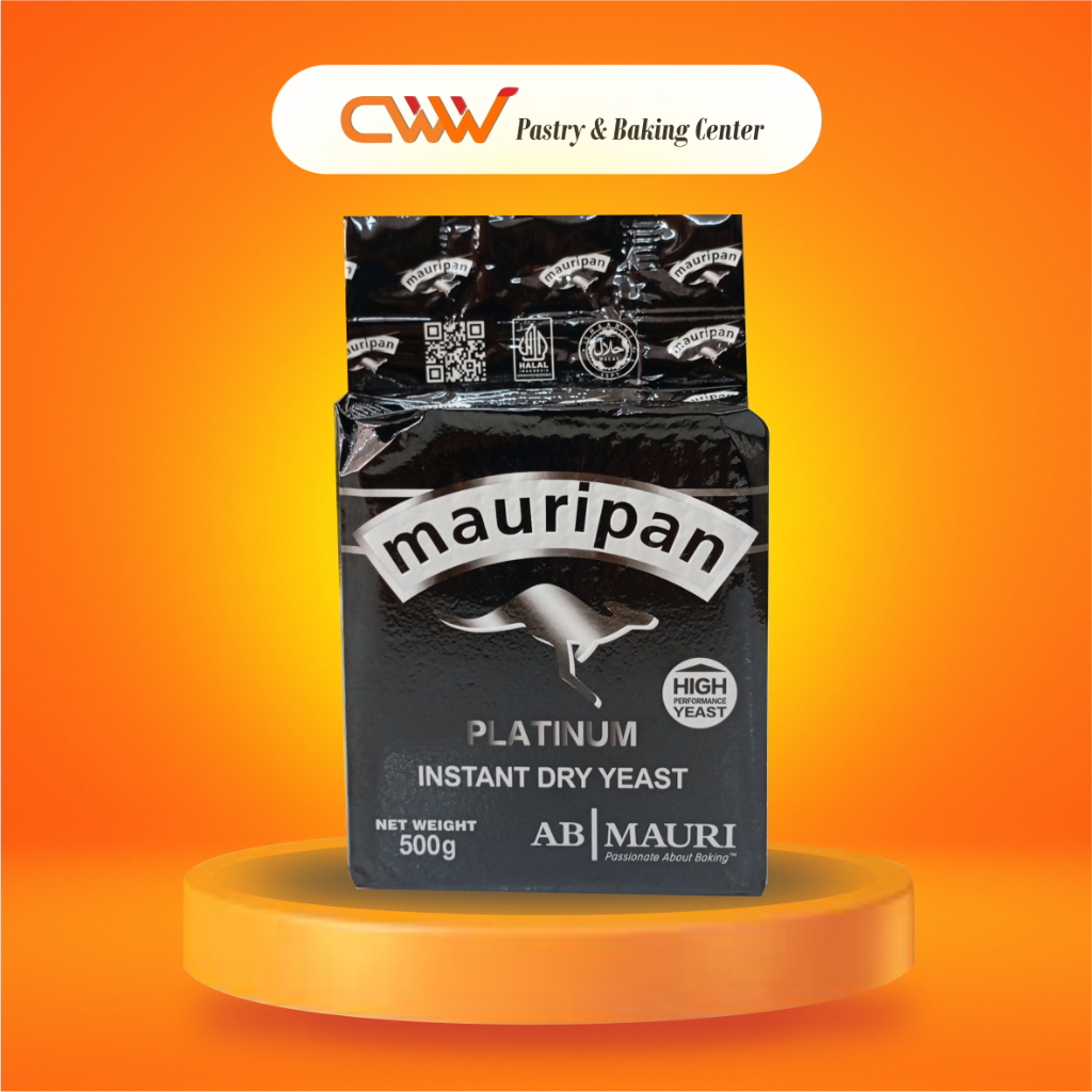 

Mauripan Platinum Instant Dry Yeast Ragi Kering 500g High Performance Pengembang Kue Roti Cake Bread