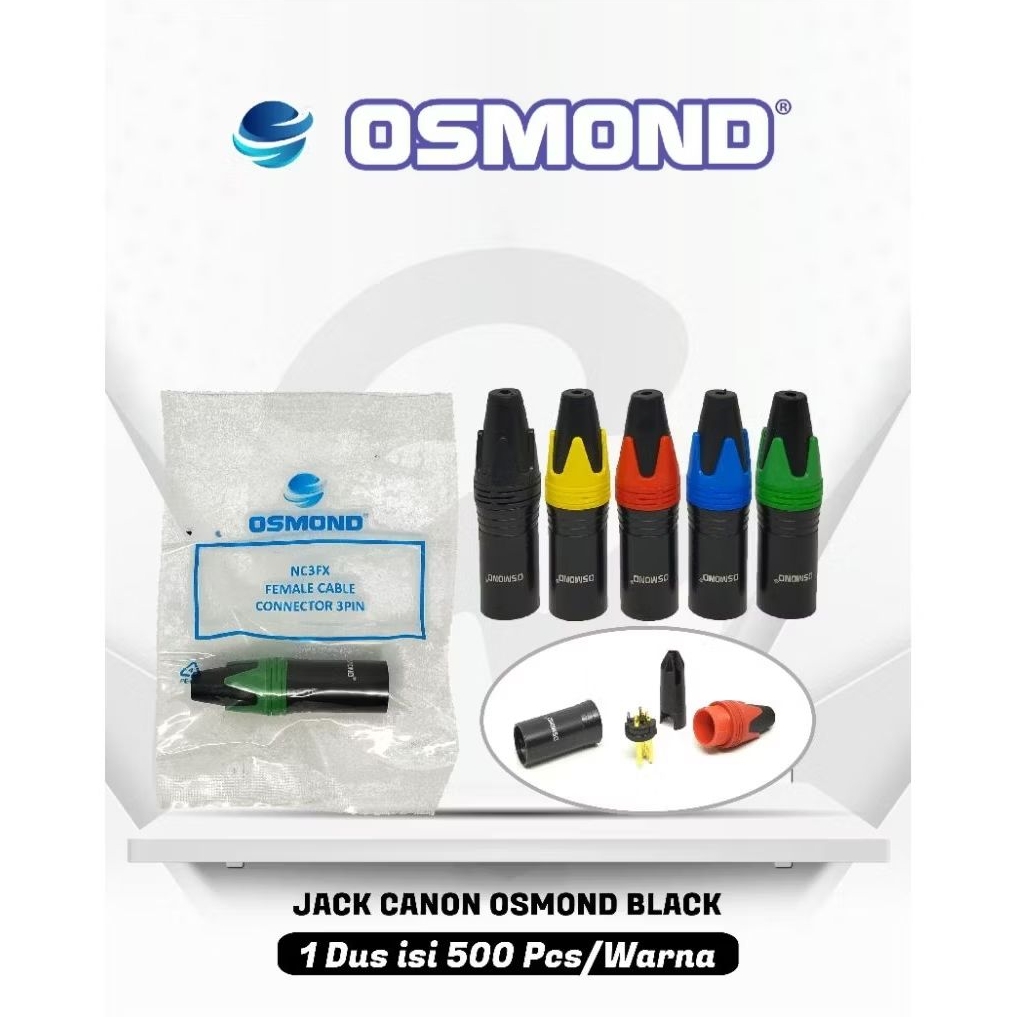 Jek Canon jek XLR male  Osmond