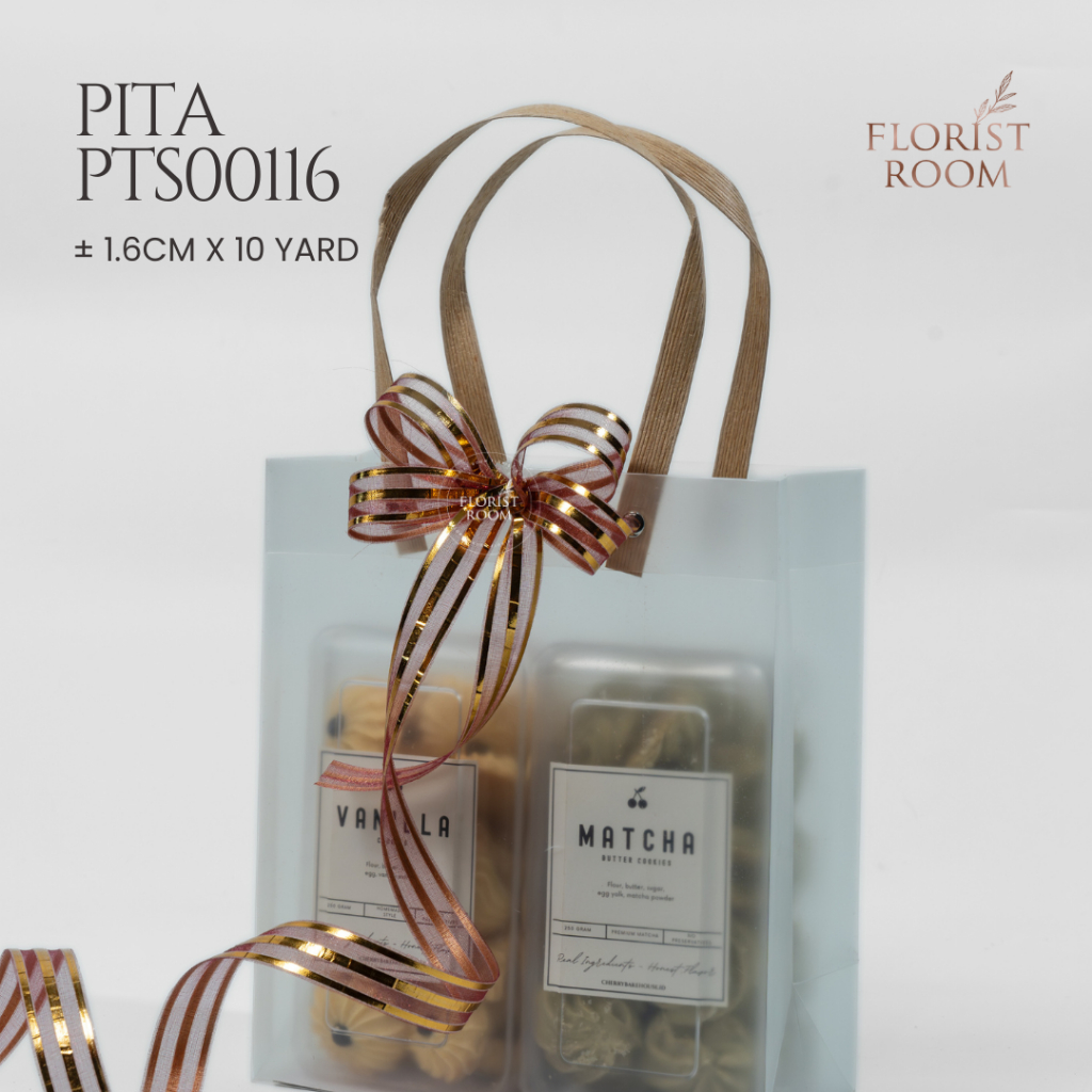 

Pita PTS00116 - ±1.6cm x 10 yard - Ribbon - Gift - Hampers