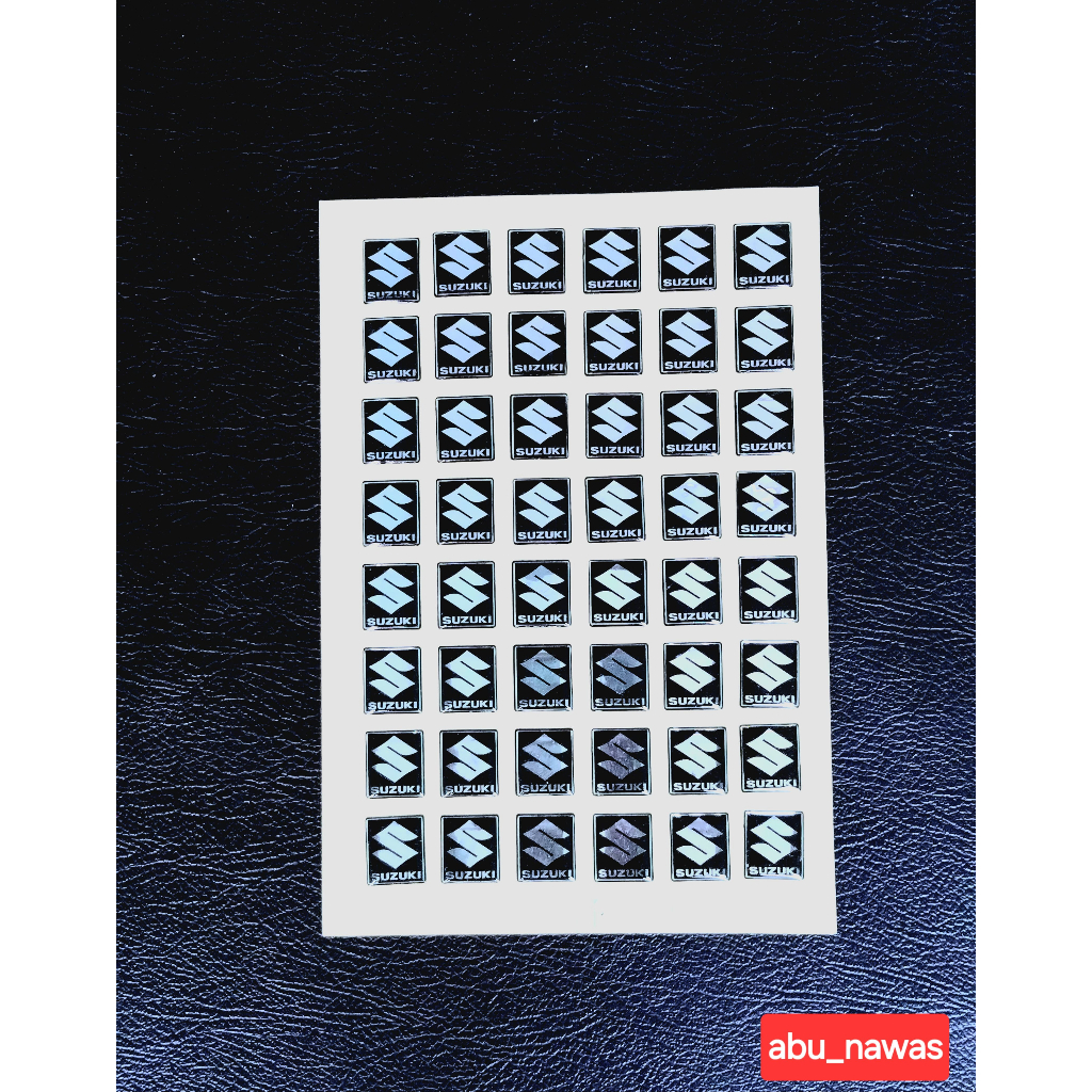 Stiker logo emblem timbul suzuki original