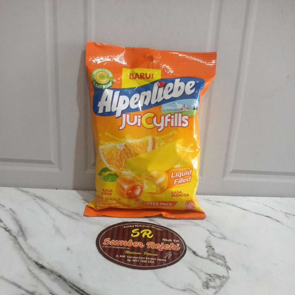 

ALPENLIEBE RASA MANGGA JERUK BERAT 121,5 GRAM