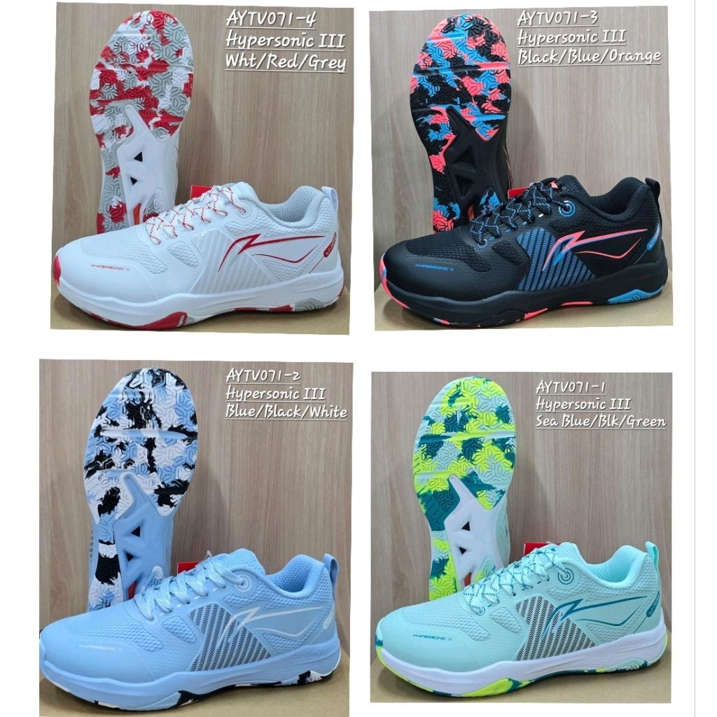 sepatu Li-ning Hypersonic lll/sepatu bulutangkis Li-ning Hypersonic lll