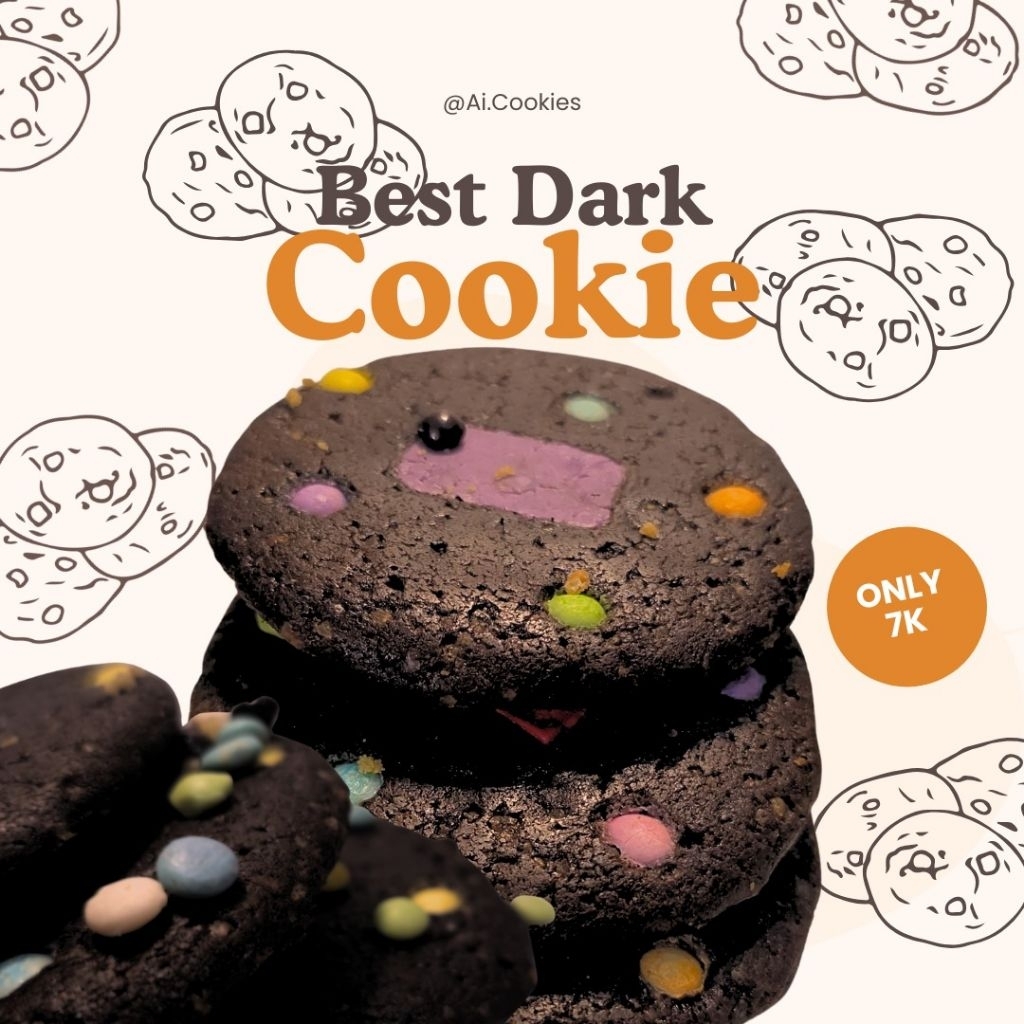 

choco rainbow soft cookies