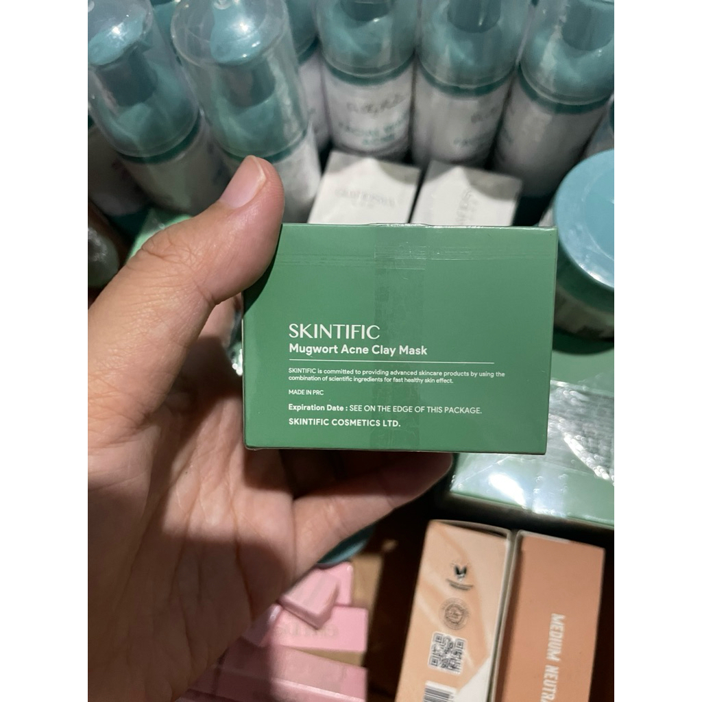 [New] Skintific Mugwort Acne Clay Mask | Somethinc Hooman Breathable UV Cushion Cover SPG 35 PA++++ 