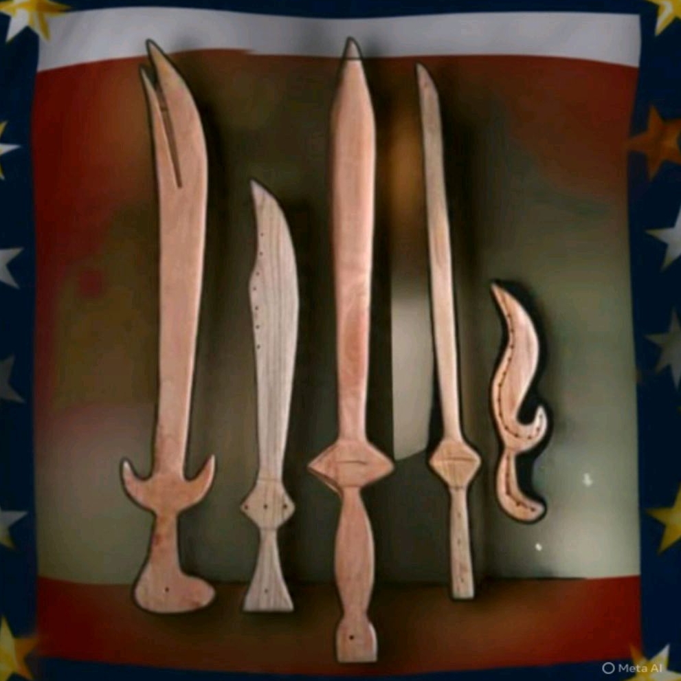 pedang mainan, pedang kayu / hiasan pedang