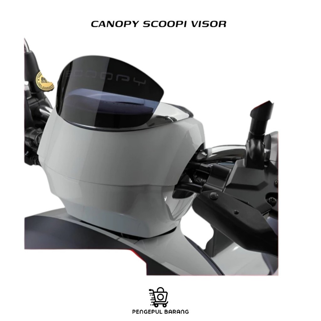 CANOPY SCOOPY VISOR AKRILIK GARNISH TAMENG DEPAN SCOOPY /ACRILIK CANOPY VISOR MOTOR SCOOPI 2021-2023