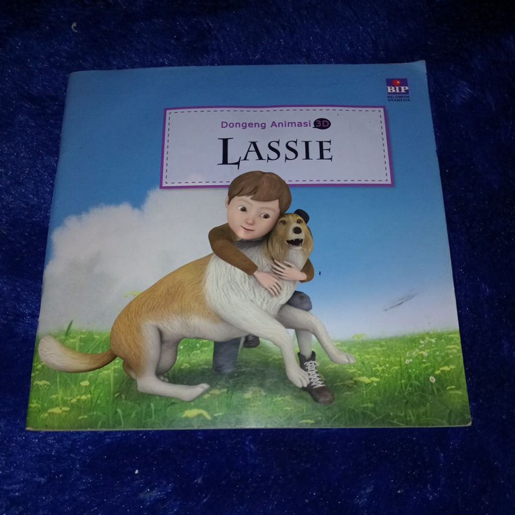 buku dongeng animasi 3D lassie