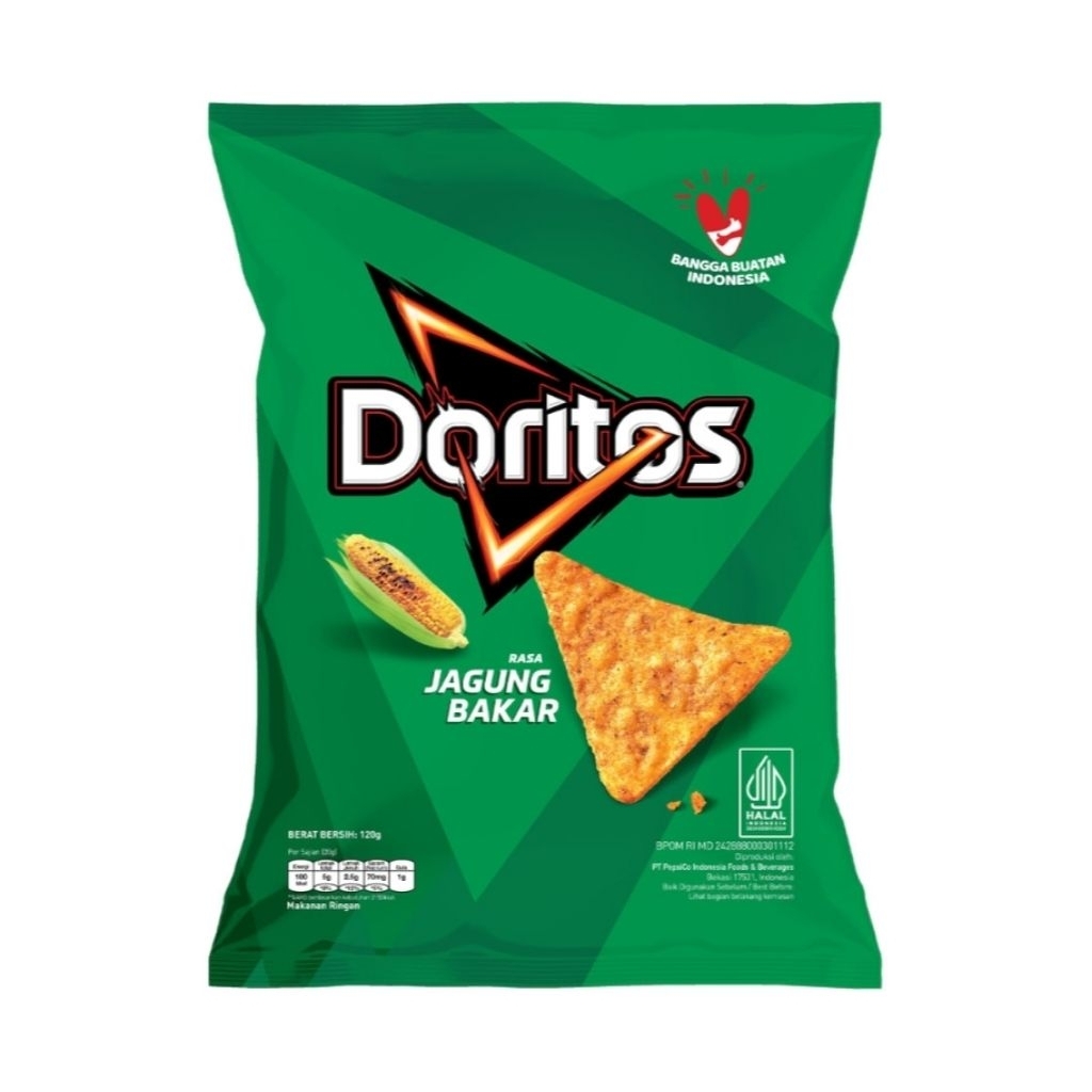 

Doritos Makanan Ringan Rasa Jagung Bakar 120 g