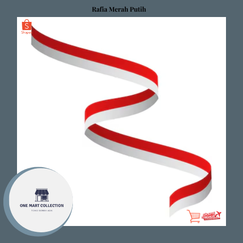 

(1 Meter) Pita Merah Putih Lebar 1 inch