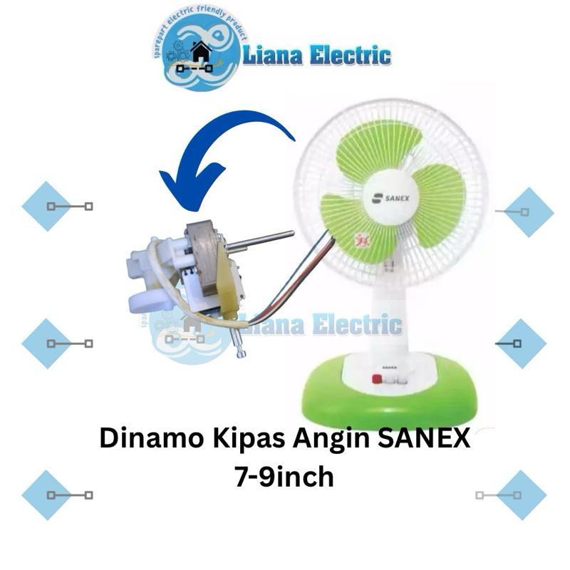 Dinamo Kipas Angin SANEX Deskfan 8 Inch 2 Speed Pengganti Original Tebal Gulungan 1,4cm Kompatibel 7