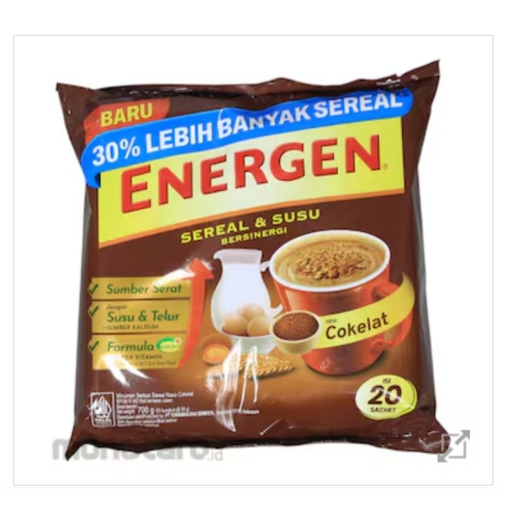 

Energen Isi 10 Rasa Coklat 35 g