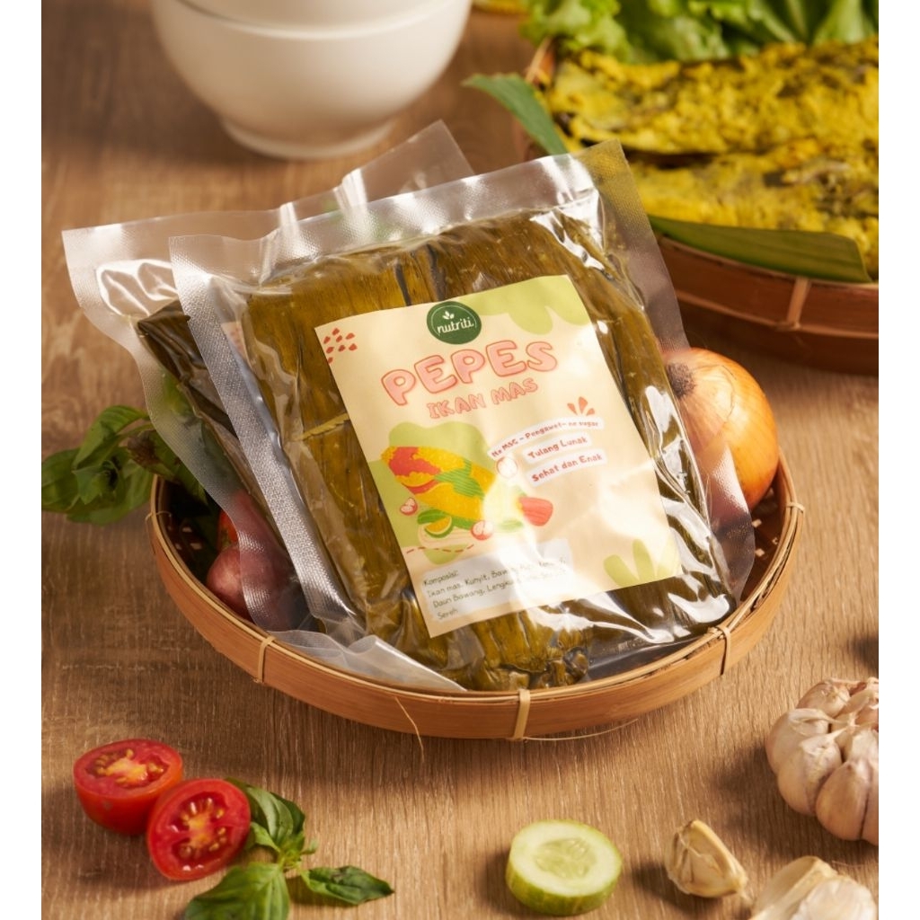 

PEPES IKAN MAS DURI LUNAK TANPA MSG MENU MPASI SEHAT ISI 2 - NUTRITI