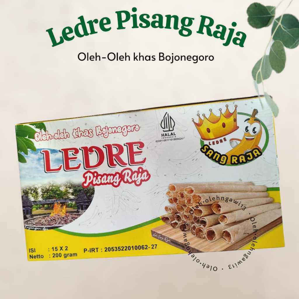 

LEDRE PISANG RAJA PRODUKSI SANG RAJA, OLEH OLEH