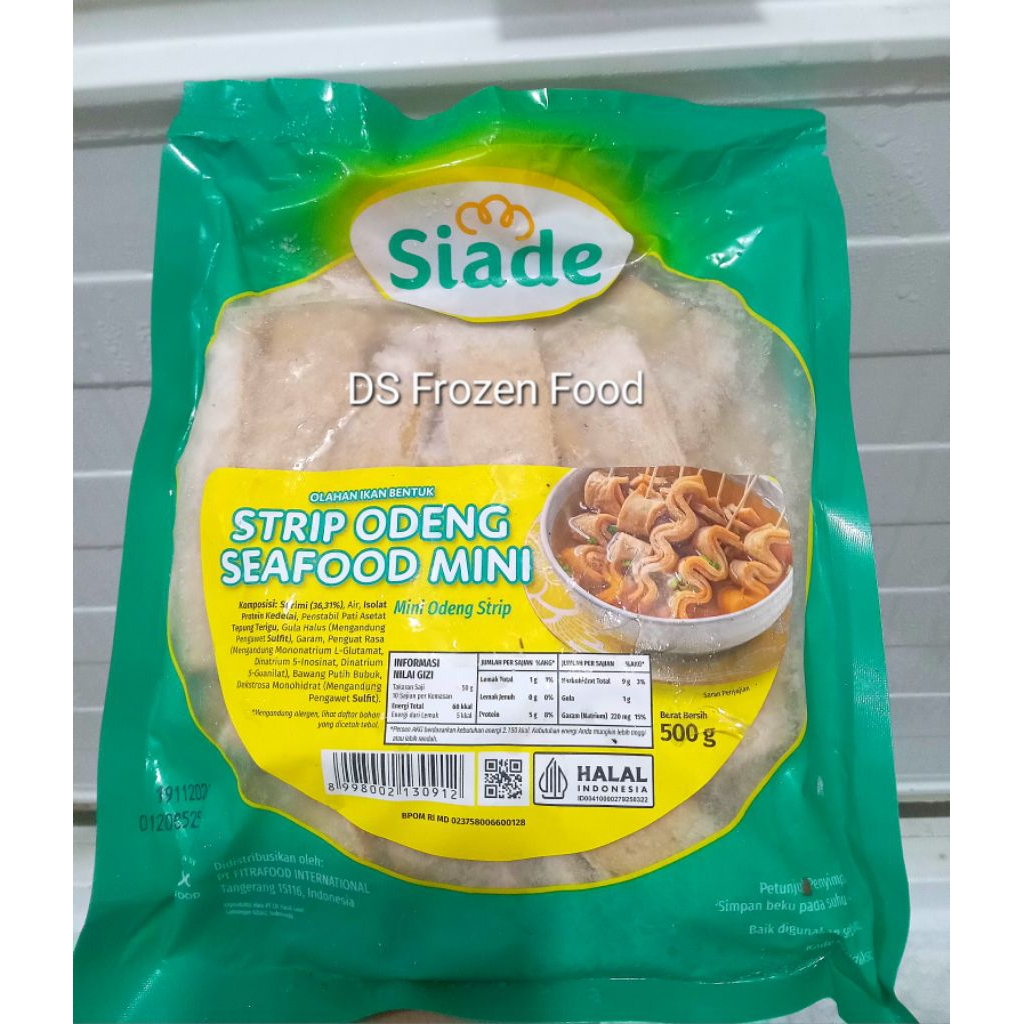 

Siade Seafood Odeng Mini 500gr
