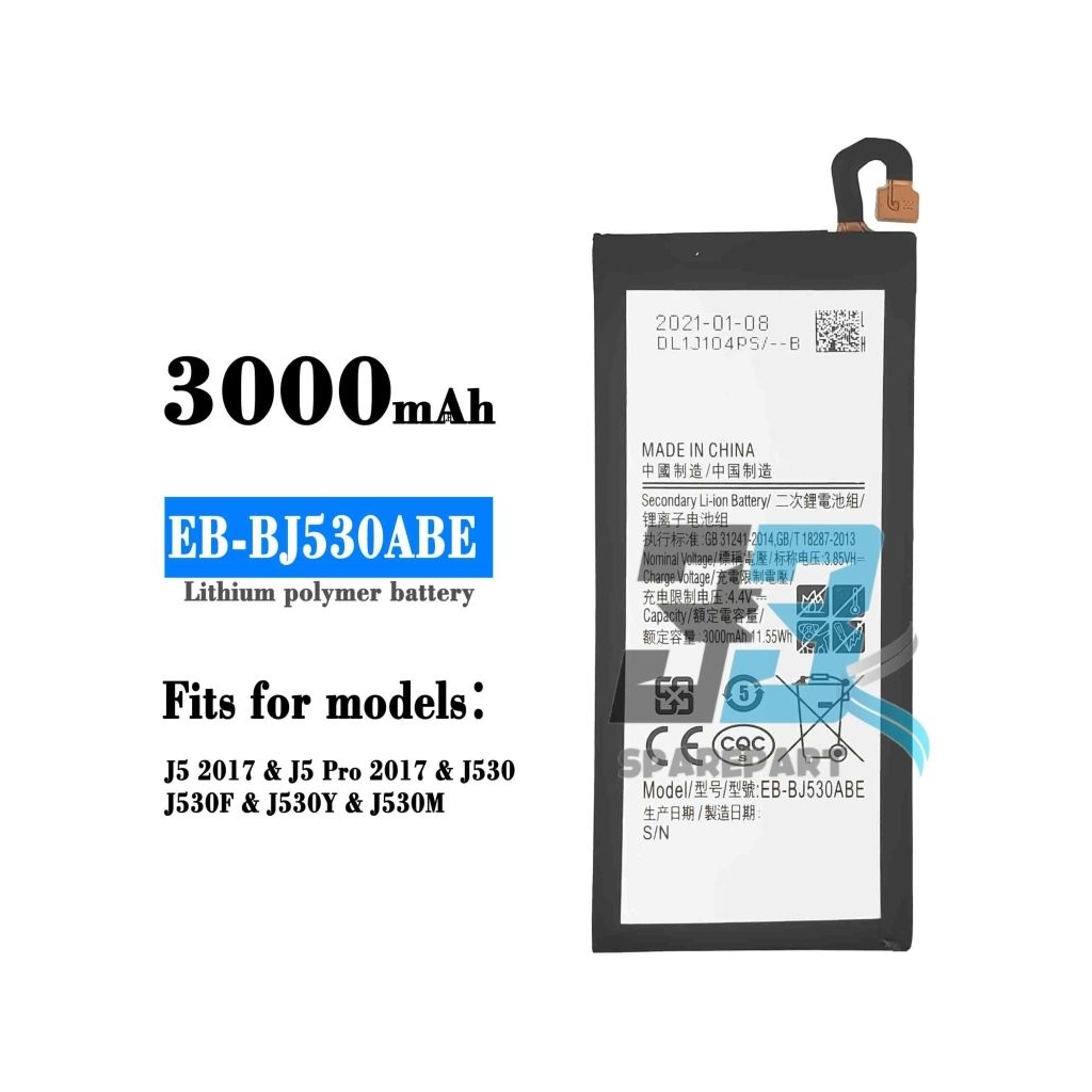 BATERAI / BATRE SAMSUNG J530 / J5PRO / J5 PRO 2017 ORIGINAL