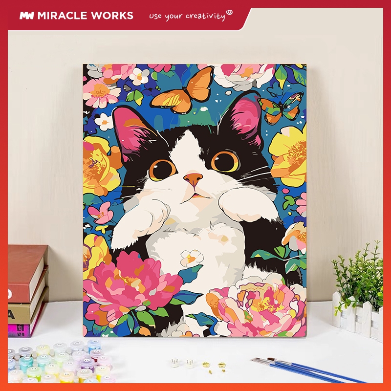 

MW Paint By Number Kit 30x40cm DIY Digital Painting Kit With Kanvas