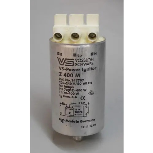 IGNITOR MH/HPS 70-400W MODEL Z 400 M VOSLOH SCHWABE