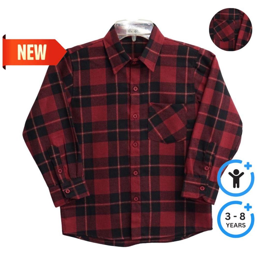 Bastas Kemeja Flanel Merah Hitam
