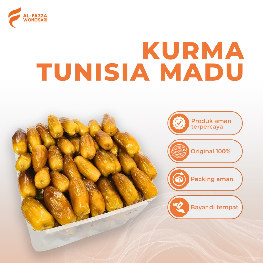 

Kurma Tunisia Madu Deglet Noor 1 Kg Manis Legit Original 100% Best Quality Premium