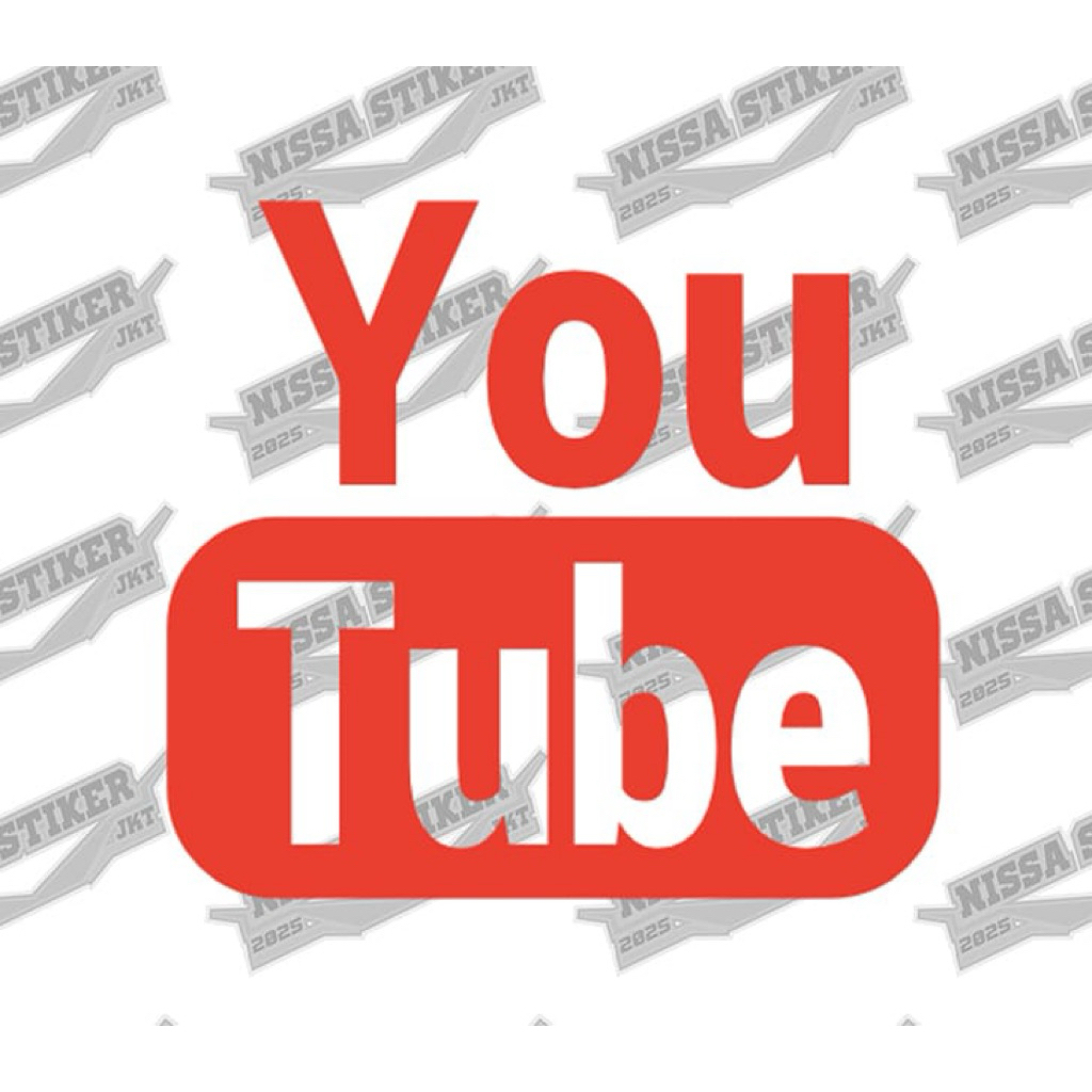 

Stiker cutting YouTube 2 stiker murah berkualitas