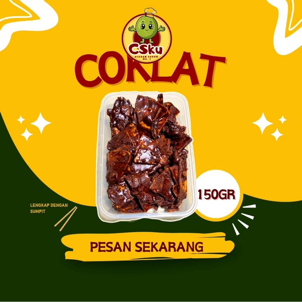 

CSku - KRIPIK SUKUN RASA COKLAT @150GRAM/500ML