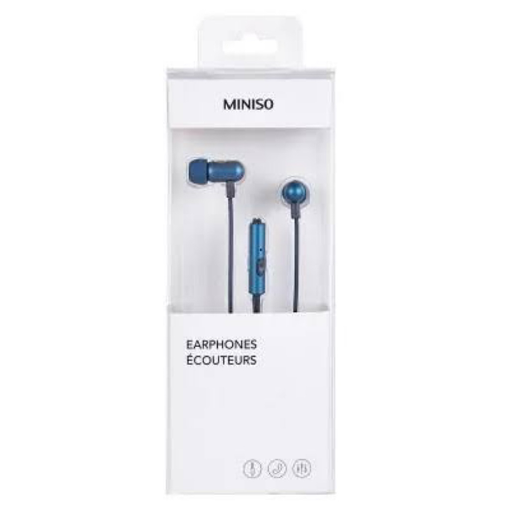 MINISO HEADSET GE12 METAL IN EAR HEADPHONES