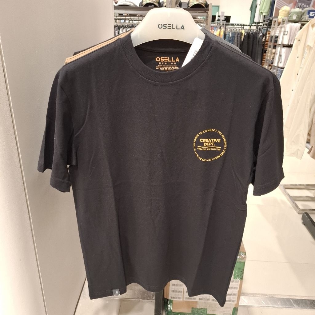Osella Baju Atasan Kaos Pria Dewasa Lengan Pendek New Original