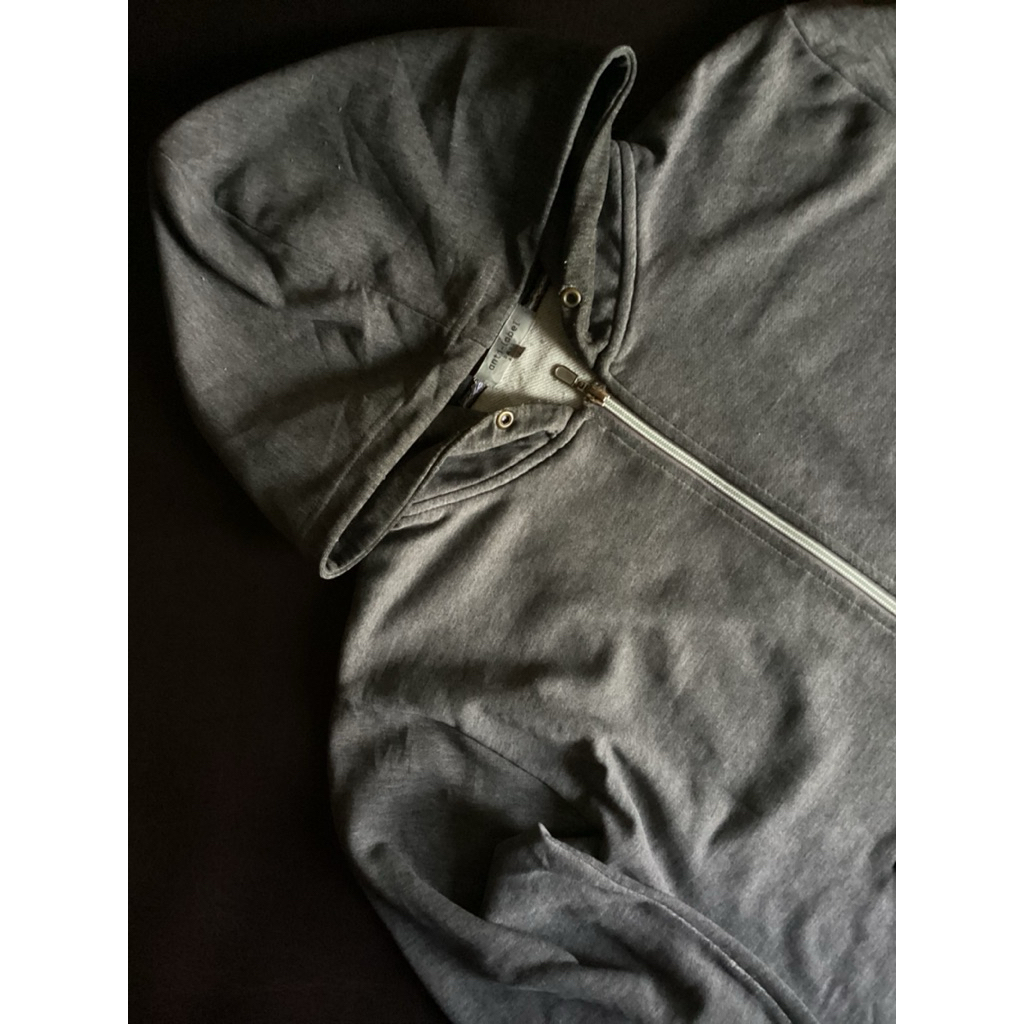 Sweather Hoodie Zipper 4ntilabel Gray