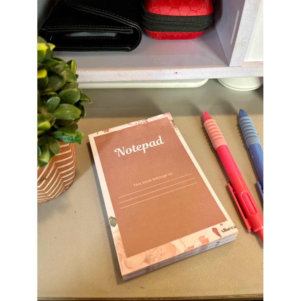 

Notepad Lucu Aesthetic Flower/ Notes Lucu set Gel Pen