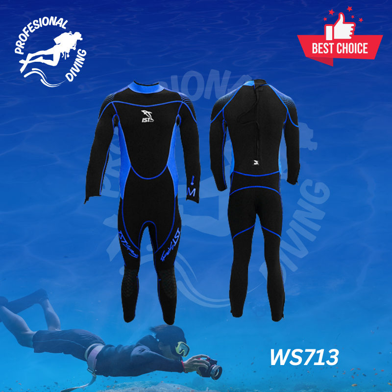 Baju Selam Jaket 3MM Jumpsuit Wetsuit WS713 IST